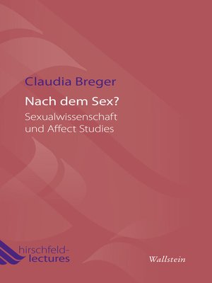 cover image of Nach dem Sex?